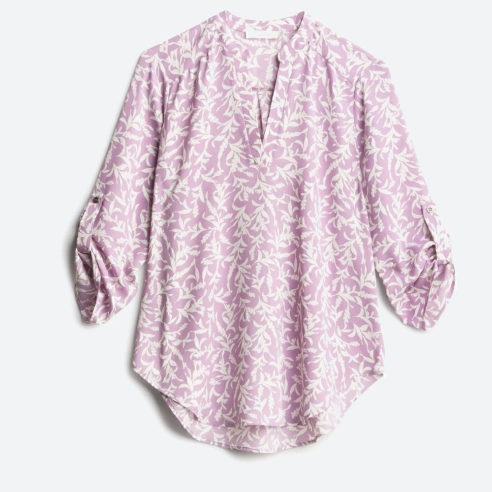 Lush Sz XXL v neck 100% polyester Blouse